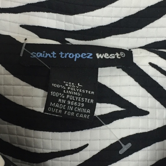 👛[Saint Tropez West] Zebra Print Jacket - Picture 5 of 5